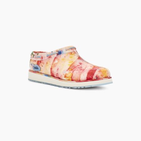 UGG X Ovadia Tasman Tie Dye Multicolor Slippers for Men (LFWR42675)